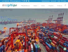 Tablet Screenshot of magships.com